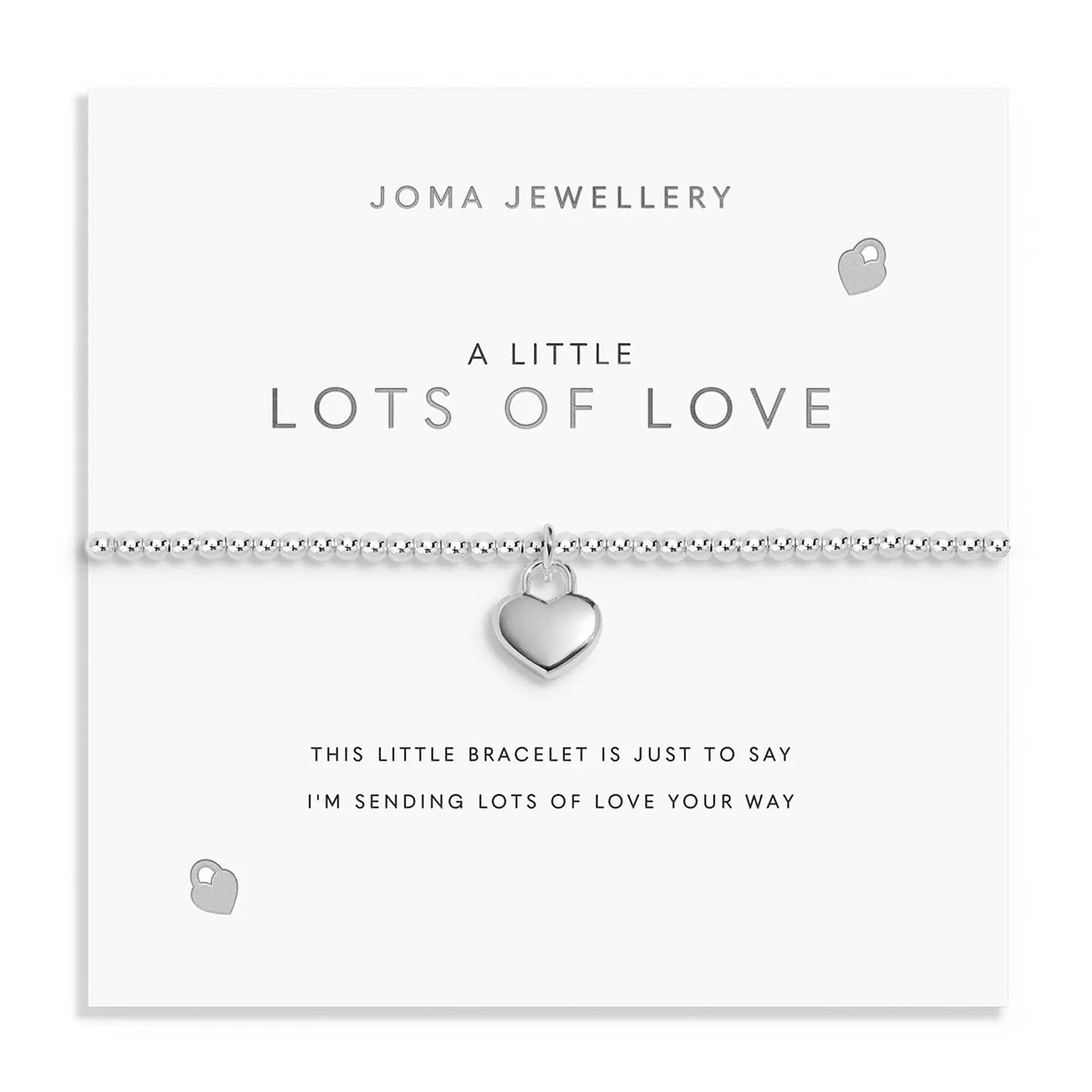 Joma Jewellery A Little Lots of Love Silver Plated Bracelet