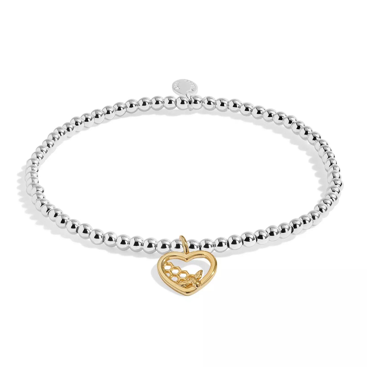 Joma Jewellery A Little Make Today Bee-Utiful Silver & Gold Plated Bracelet