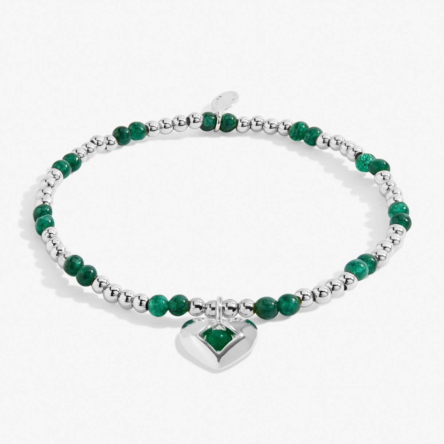 Joma Jewellery A Little May Agate Silver Plated Bracelet