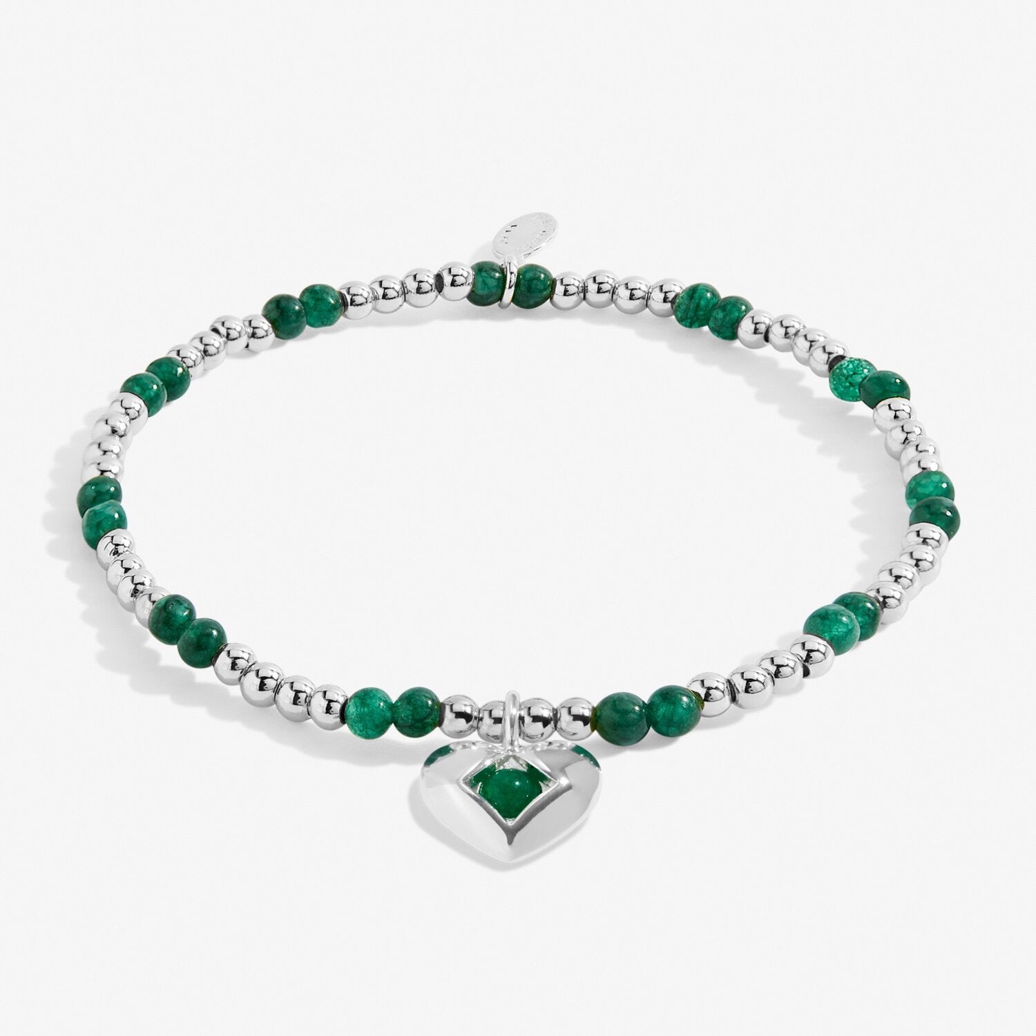 Joma Jewellery A Little May Agate Silver Plated Bracelet