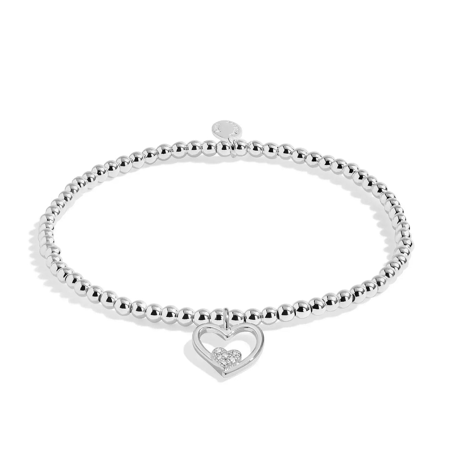 Joma Jewellery A Little Mummy & Bump Silver Plated Bracelet