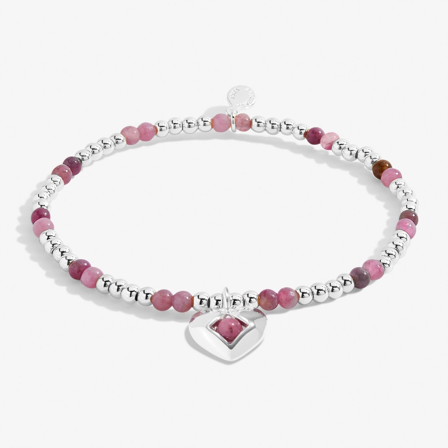 Joma Jewellery A Little October Tourmaline Silver Plated Bracelet