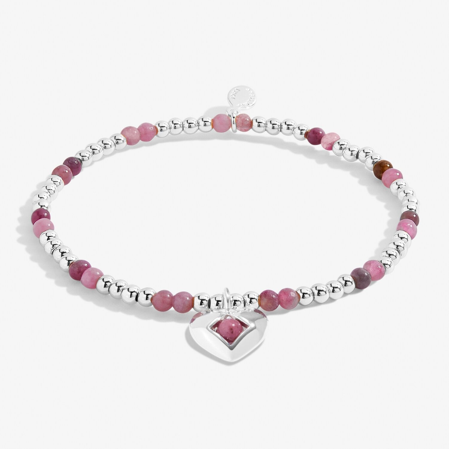 Joma Jewellery A Little October Tourmaline Silver Plated Bracelet