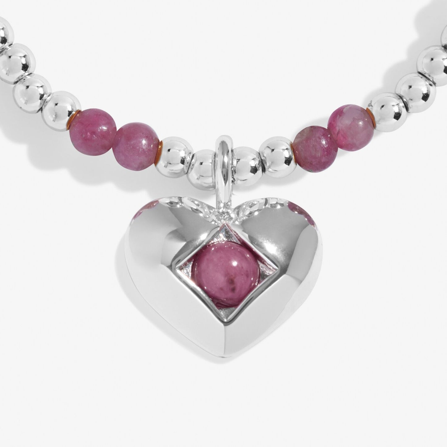 Joma Jewellery A Little October Tourmaline Silver Plated Bracelet
