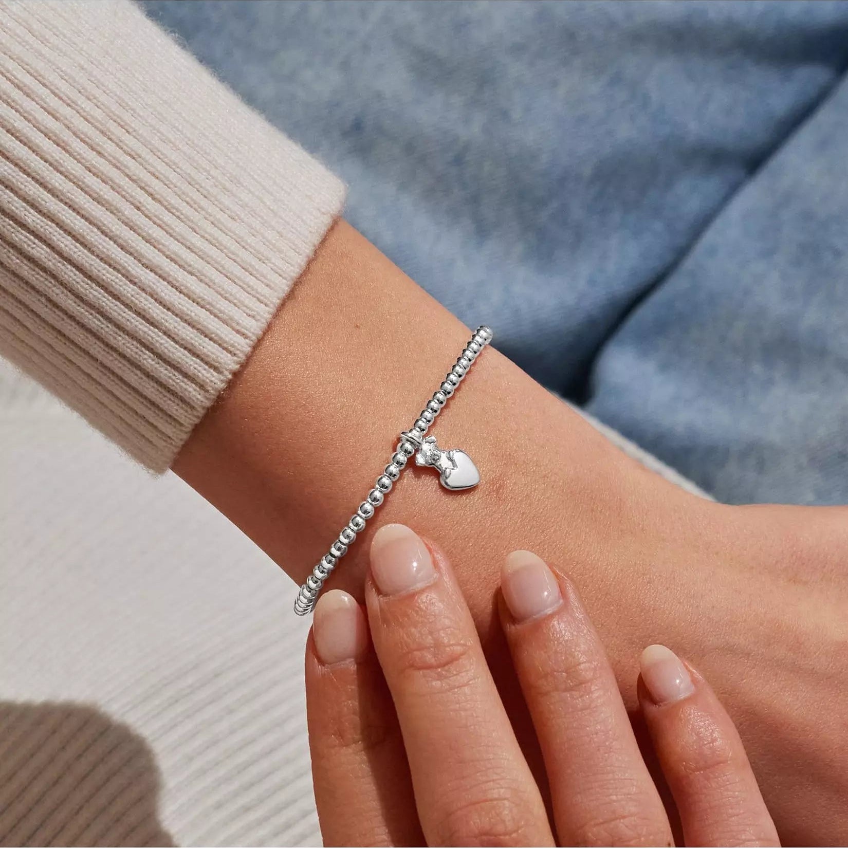 Joma Jewellery A Little Paw-Fect Dog Mum Silver Plated Bracelet