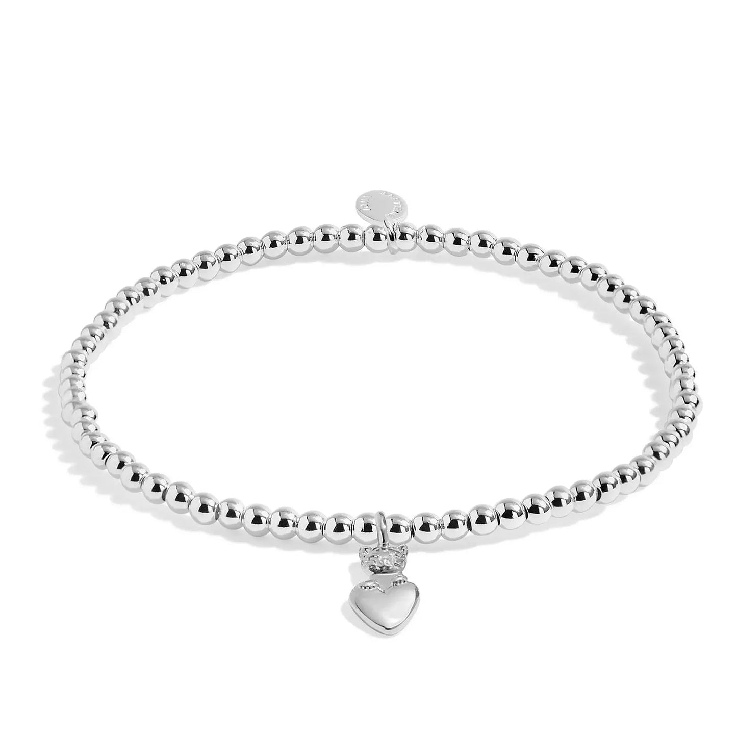 Joma Jewellery A Little Purr-Fect Cat Mum Silver Plated Bracelet