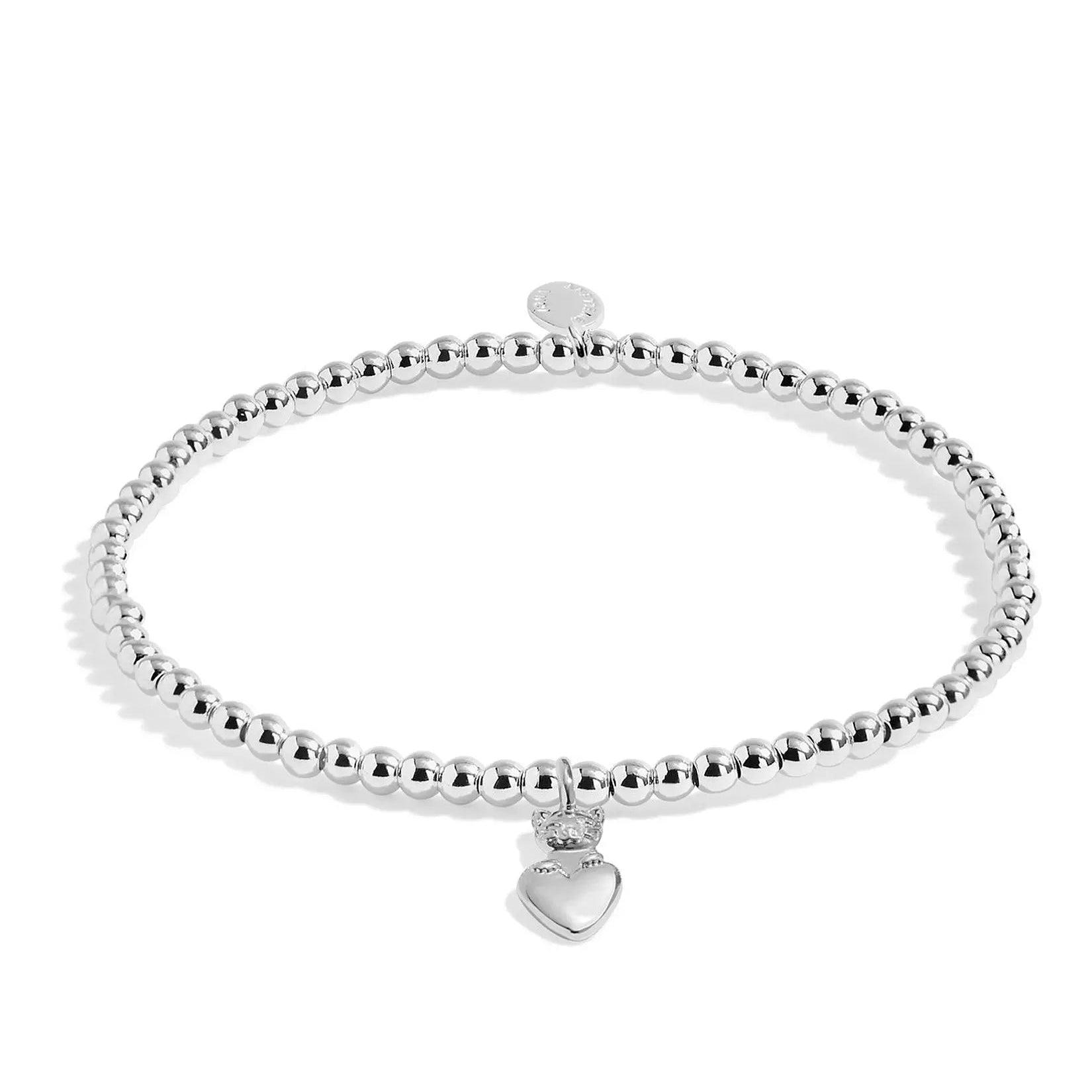Joma Jewellery A Little Purr-Fect Cat Mum Silver Plated Bracelet