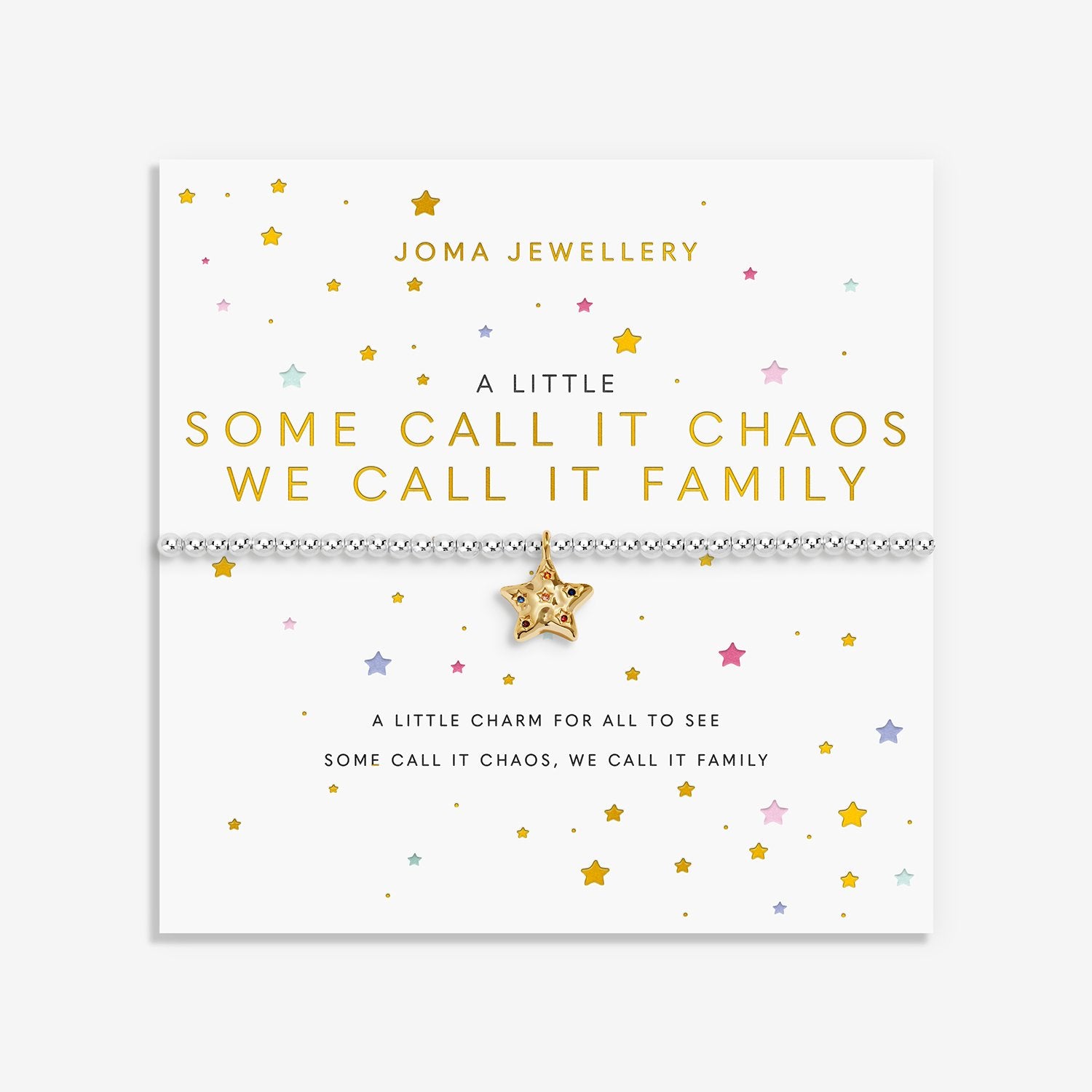 Joma Jewellery A Little Some Call It Chaos We Call It Family Bracelet