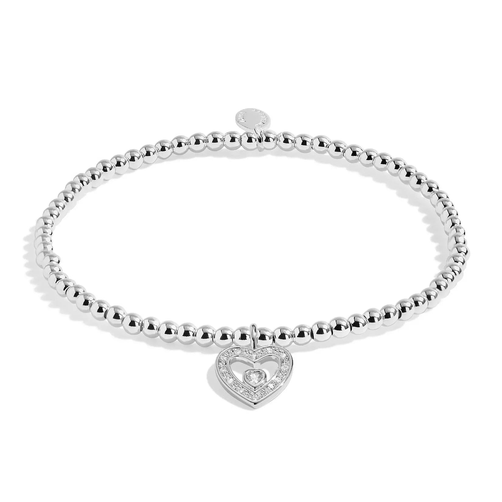 Joma Jewellery A Little Thank You From The Bottom Of My Heart Silver Plated Bracelet