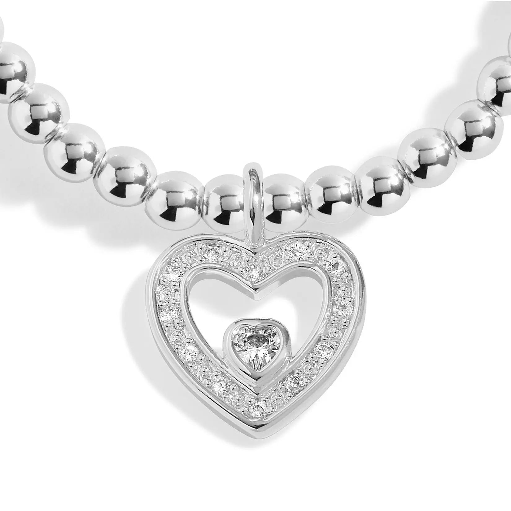 Joma Jewellery A Little Thank You From The Bottom Of My Heart Silver Plated Bracelet