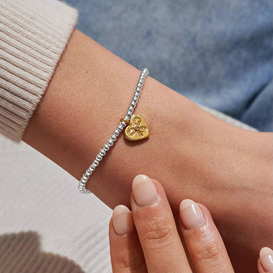 Joma Jewellery A Little To My Bestie On Your Birthday Silver & Gold Plated Bracelet