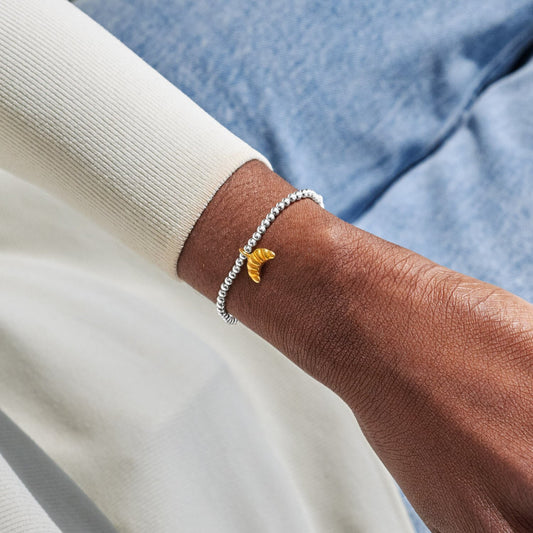 Joma Jewellery A Little Vibes Babes Who Brunch Silver & Gold Plated Bracelet
