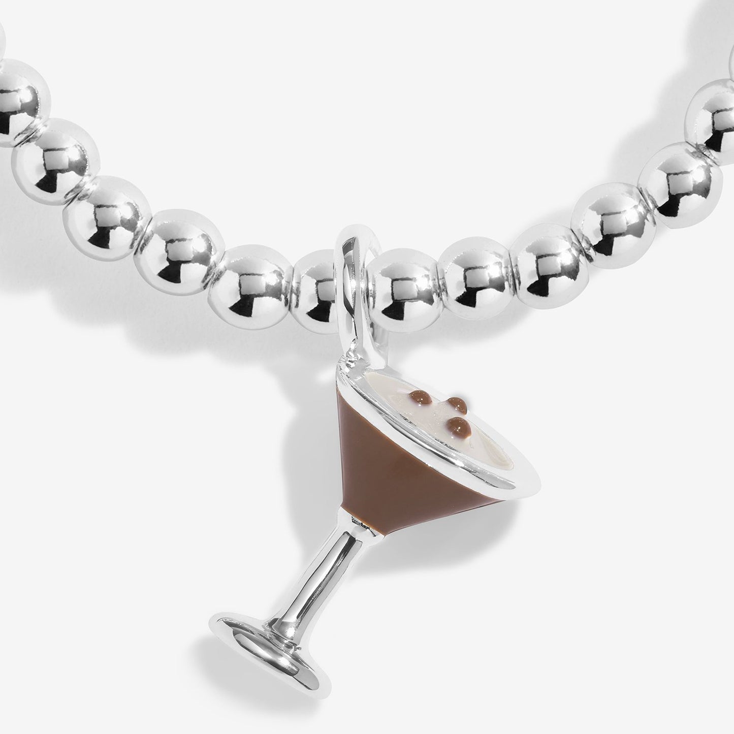 Joma Jewellery A Little Vibes Espresso Yourself Bracelet