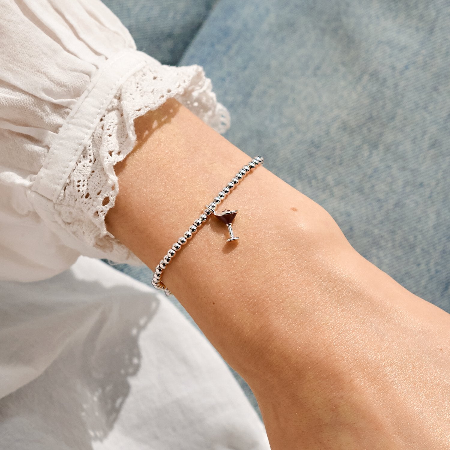 Joma Jewellery A Little Vibes Espresso Yourself Bracelet