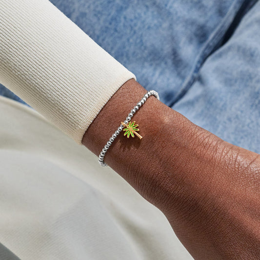 Joma Jewellery A Little Vibes Hello Summer Silver Plated Bracelet