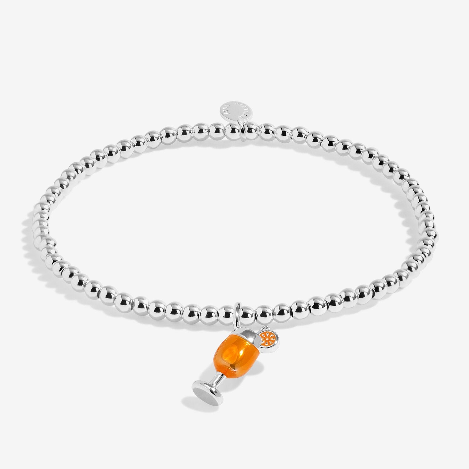 Joma Jewellery A Little Vibes It's Spritz O Clock Silver Plated Bracelet