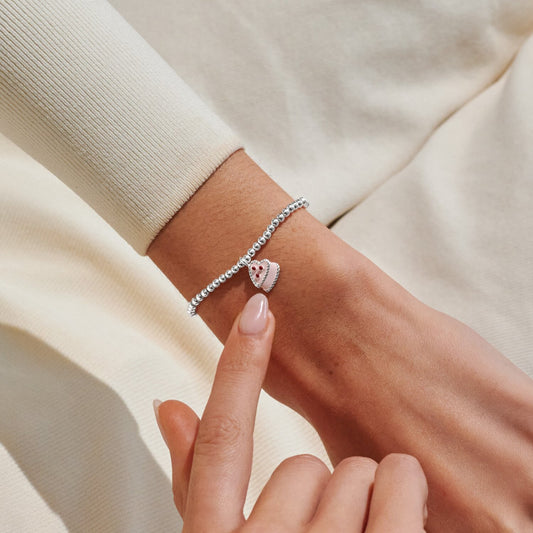 Joma Jewellery A Little Vibes Life Is Sweet Silver Plated Bracelet