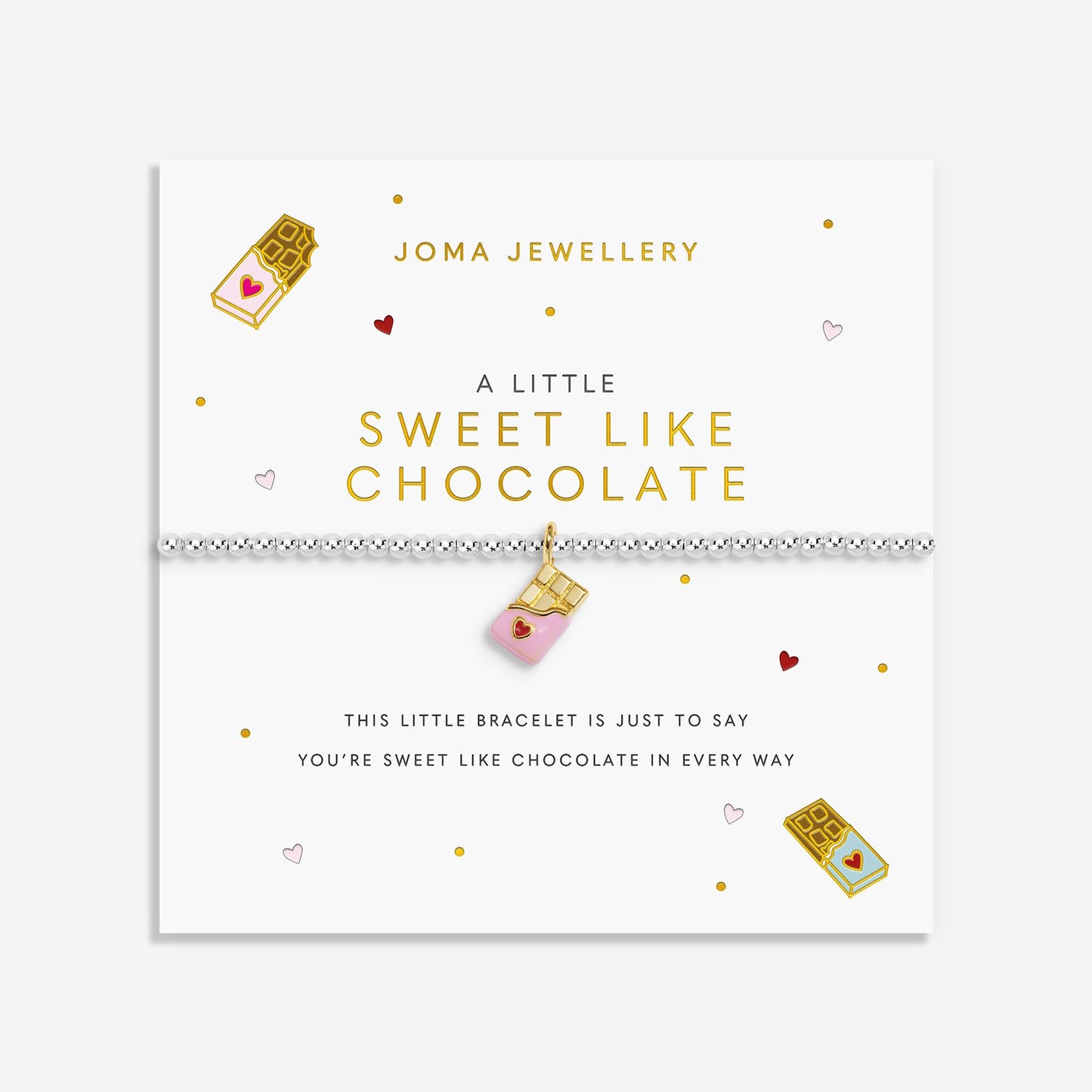 Joma Jewellery A Little Vibes Sweet Like Chocolate Bracelet