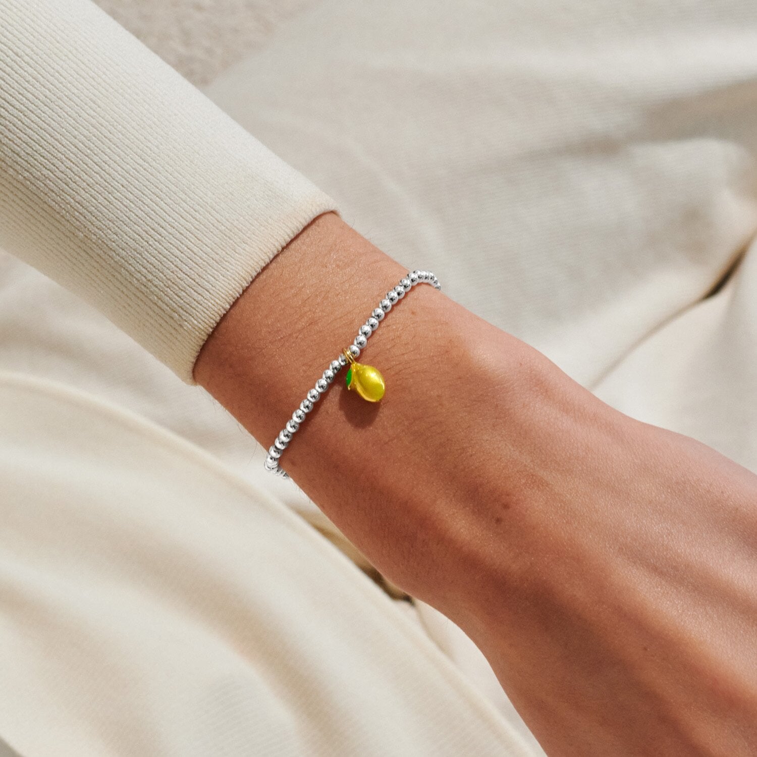 Joma Jewellery A Little Vibes The Zest Is Yet To Come Silver Plated Bracelet