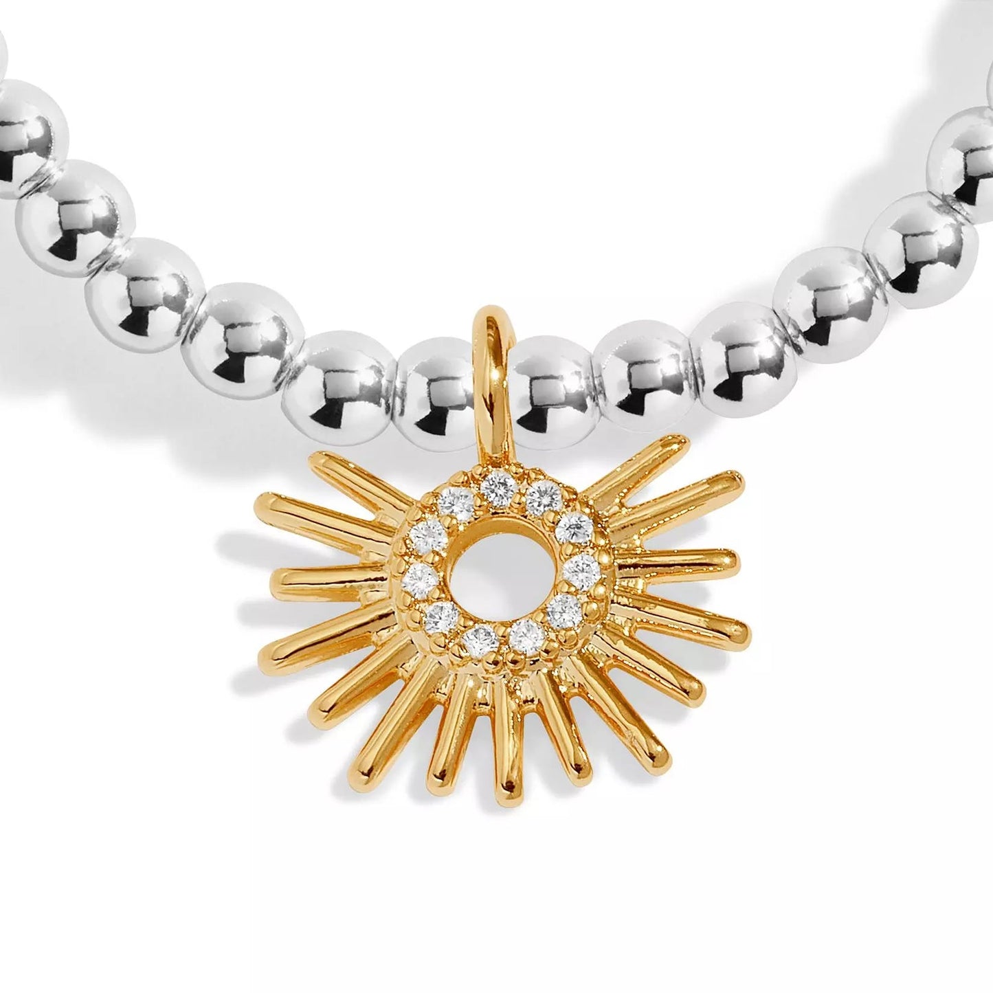 Joma Jewellery A Little You Brighten My Day Silver & Gold Plated Bracelet