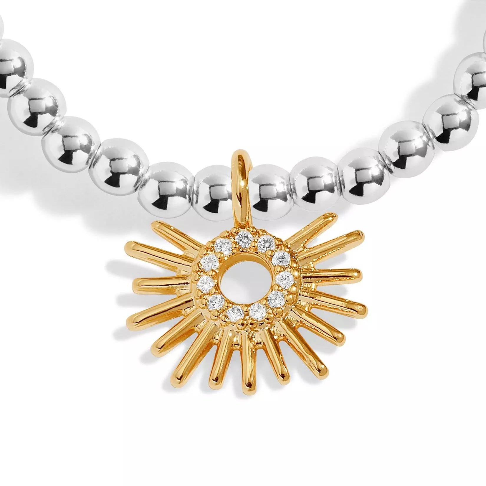 Joma Jewellery A Little You Brighten My Day Silver & Gold Plated Bracelet