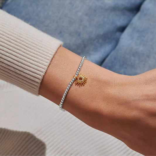 Joma Jewellery A Little You Brighten My Day Silver & Gold Plated Bracelet