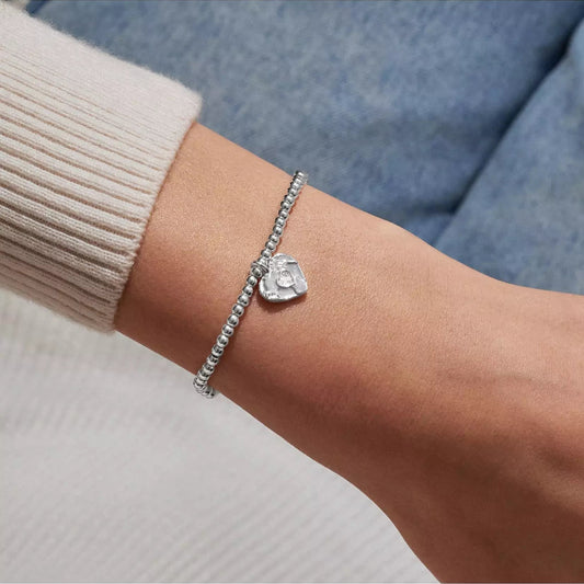 Joma Jewellery A Little your Friendship Means The World To Me Silver Plated Bracelet