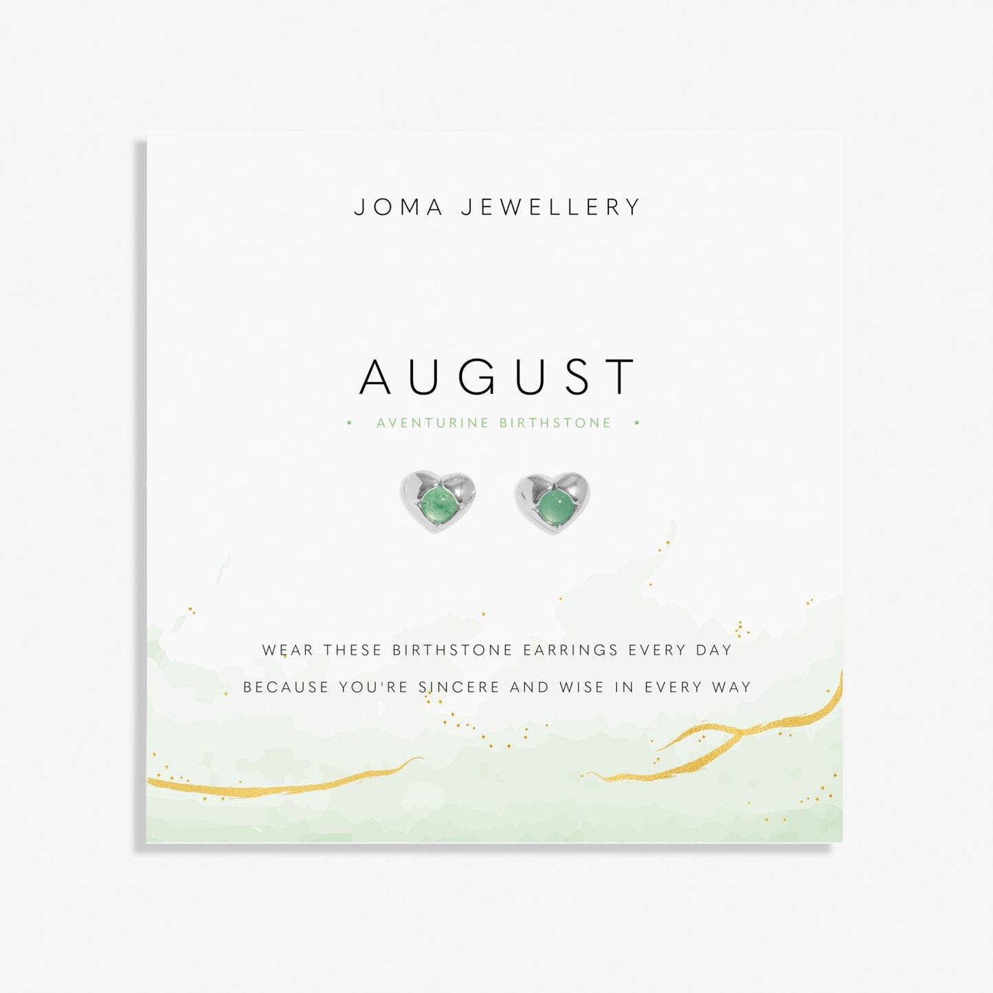 Joma Jewellery Birthstone August Earrings