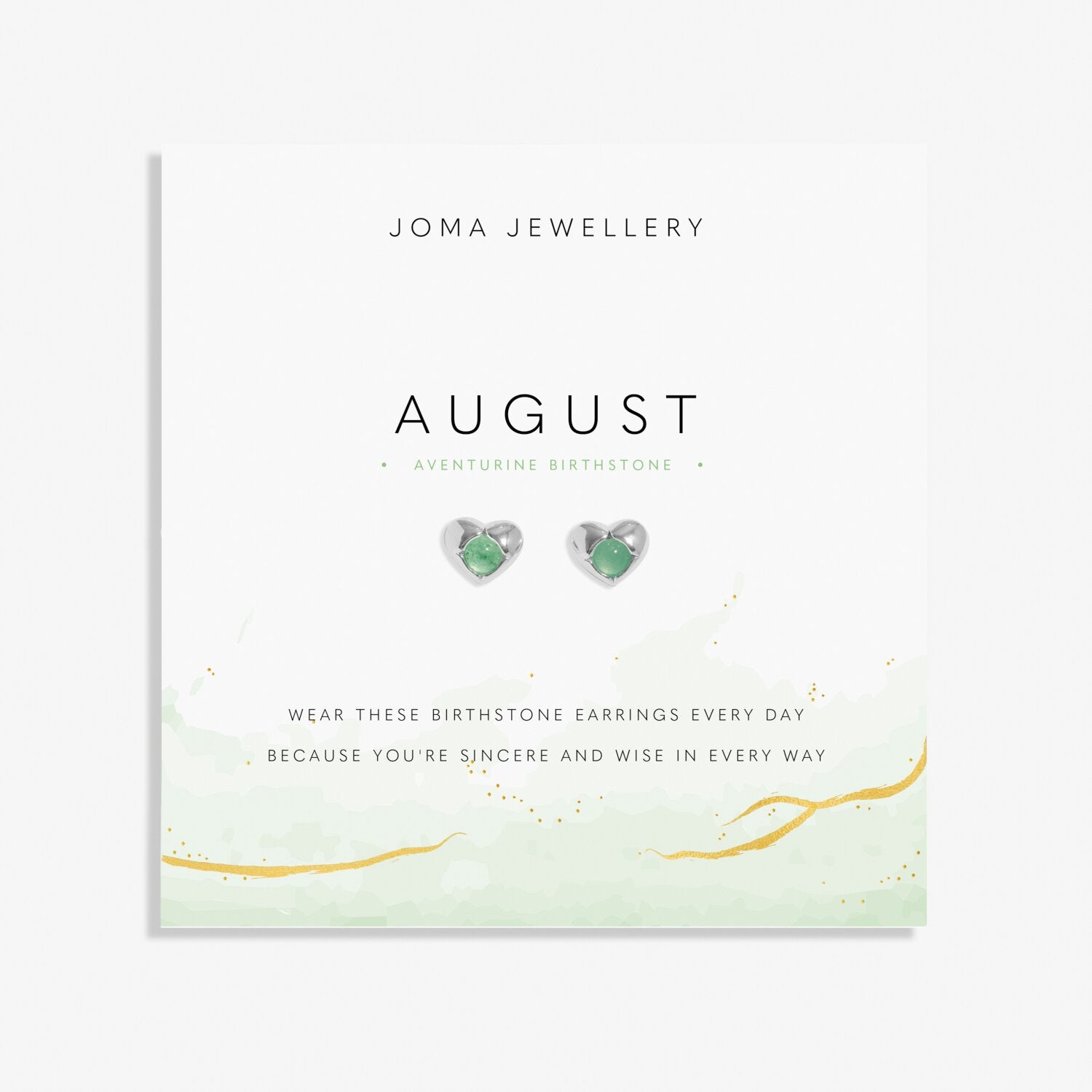 Joma Jewellery Birthstone August Earrings