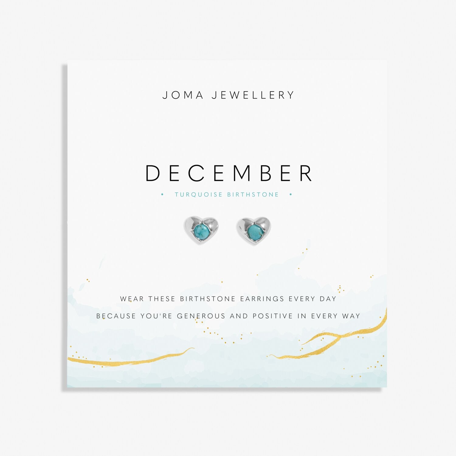 Joma Jewellery Birthstone December Earrings