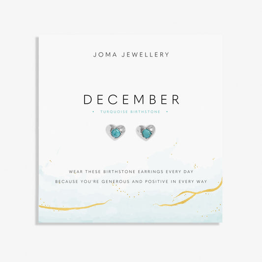 Joma Jewellery Birthstone December Earrings