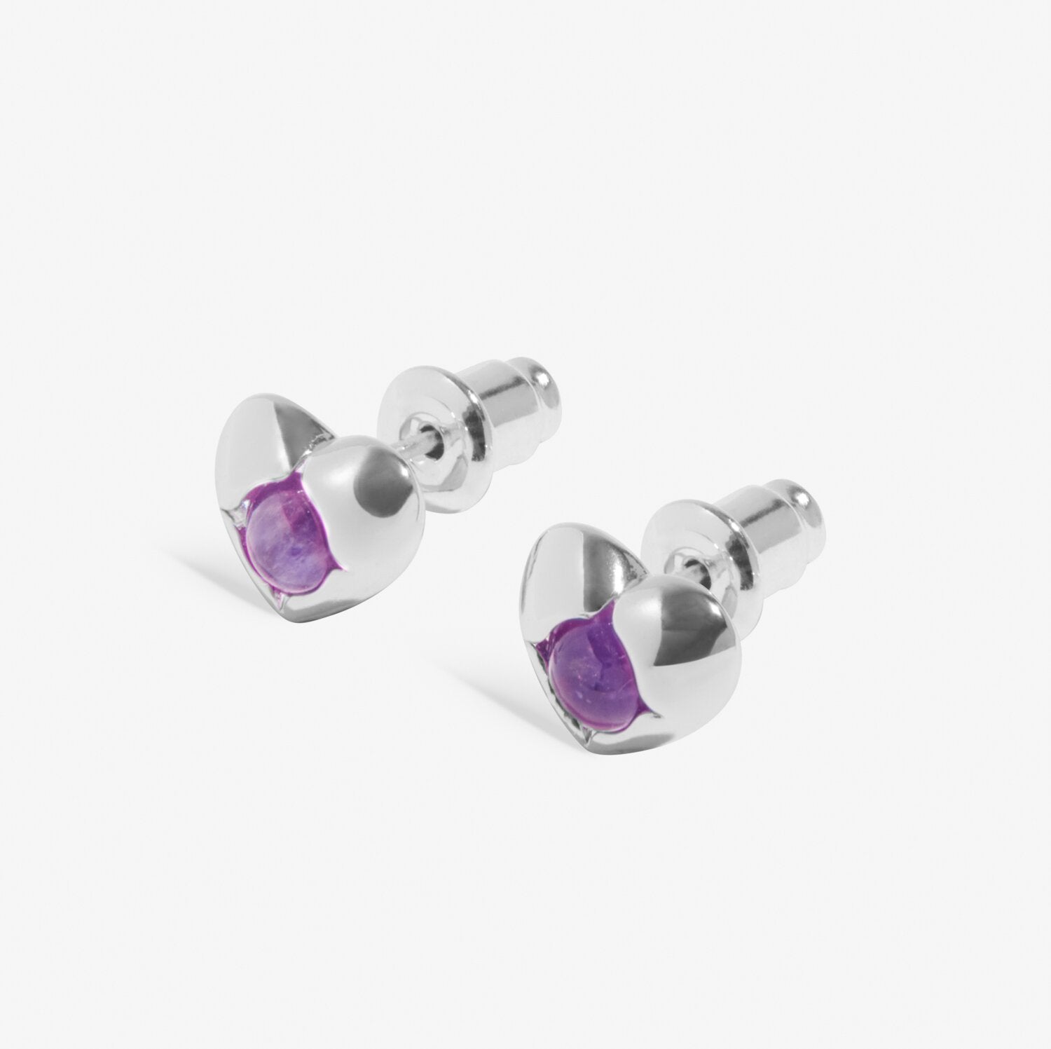Joma Jewellery Birthstone February Earrings