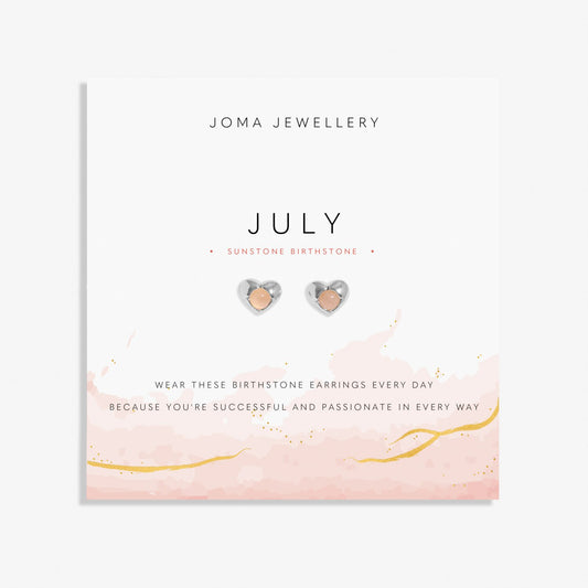 Joma Jewellery Birthstone July Earrings