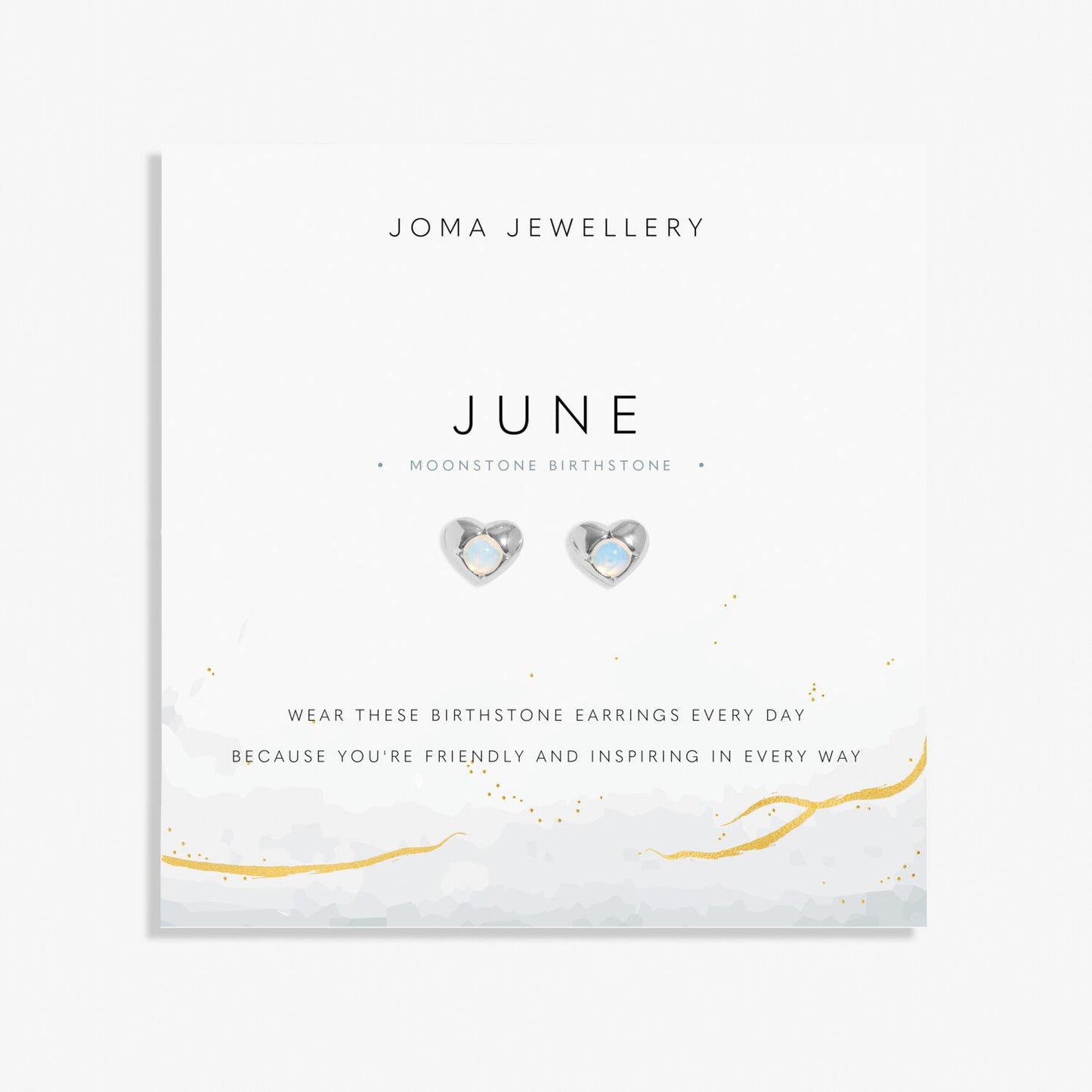 Joma Jewellery Birthstone June Earrings