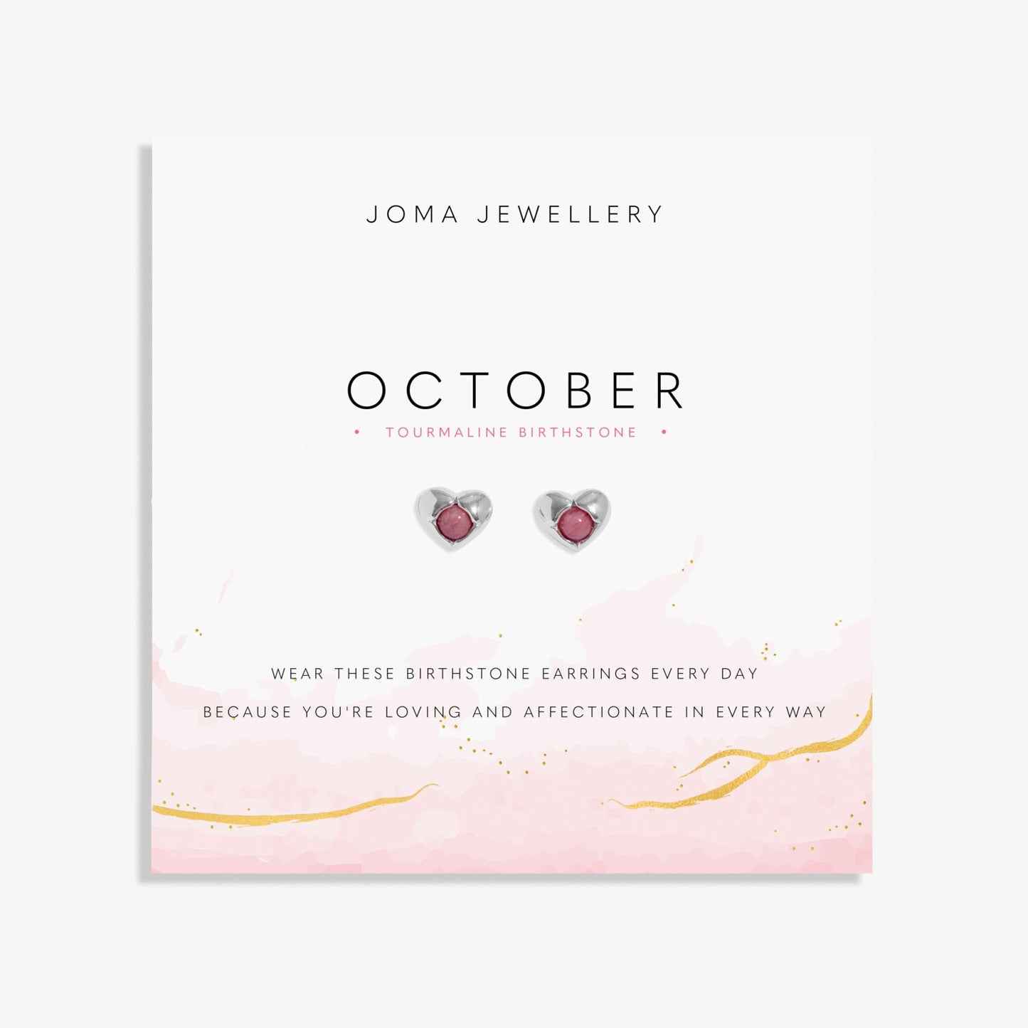 Joma Jewellery Birthstone October Earrings