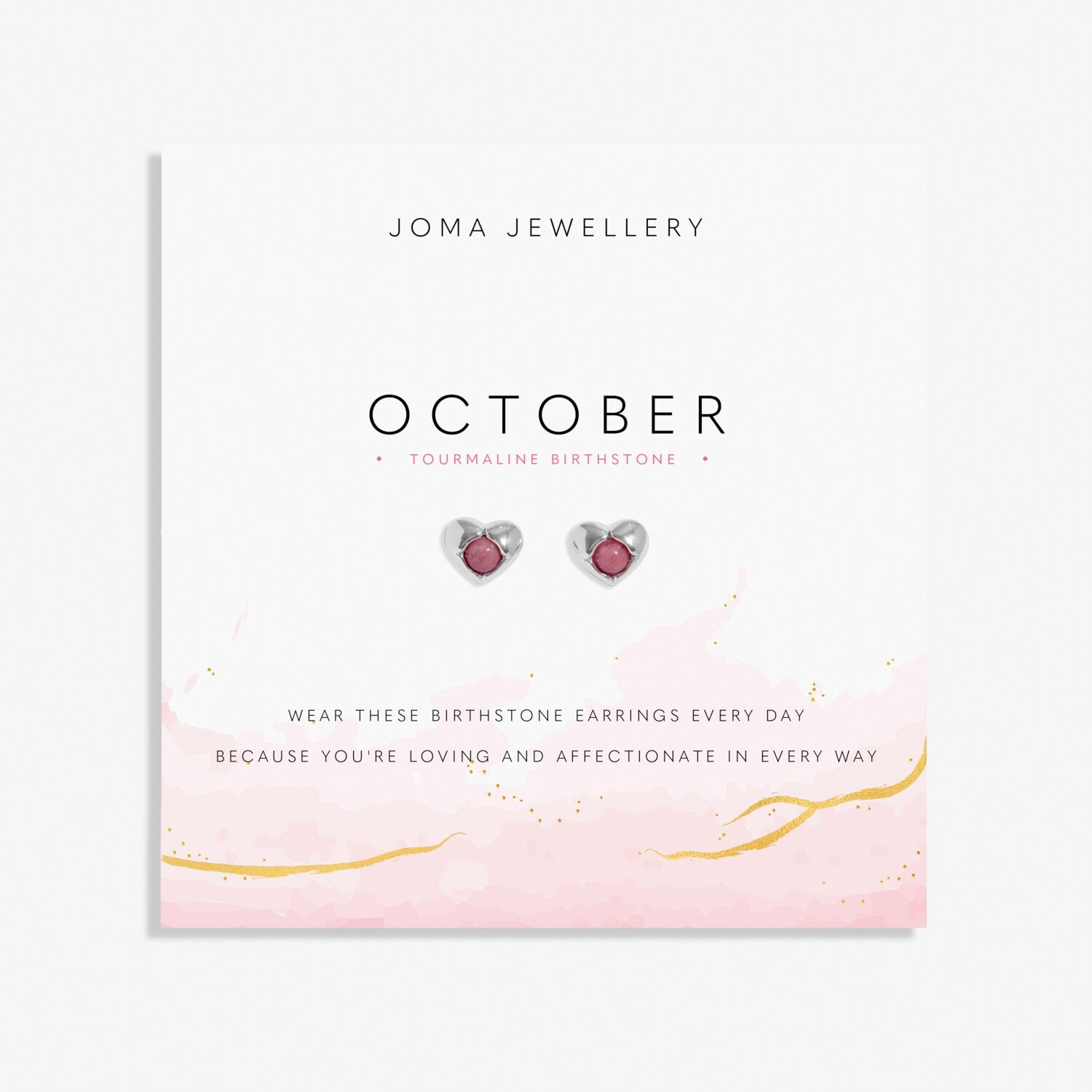 Joma Jewellery Birthstone October Earrings
