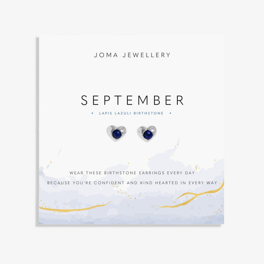 Joma Jewellery Birthstone September Earrings