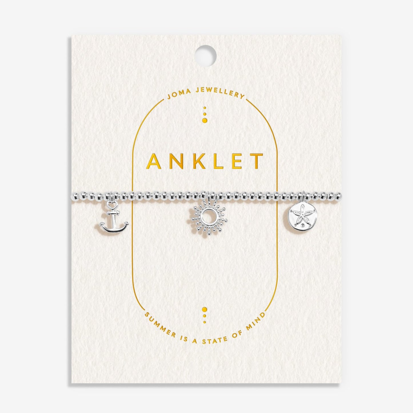 Joma Jewellery Charms Anklet