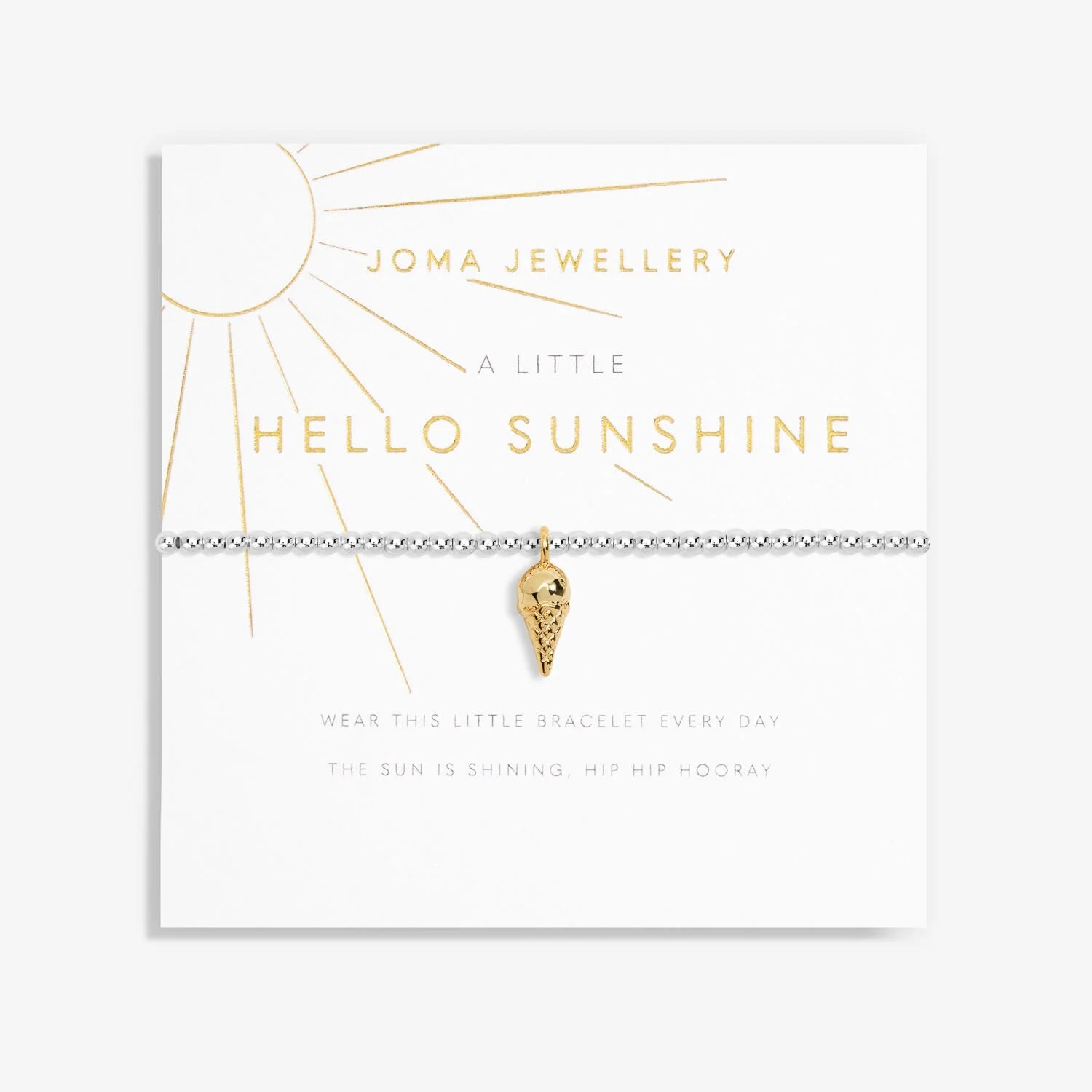 Joma Jewellery Childrens A Little Hello Sunshine Bracelet