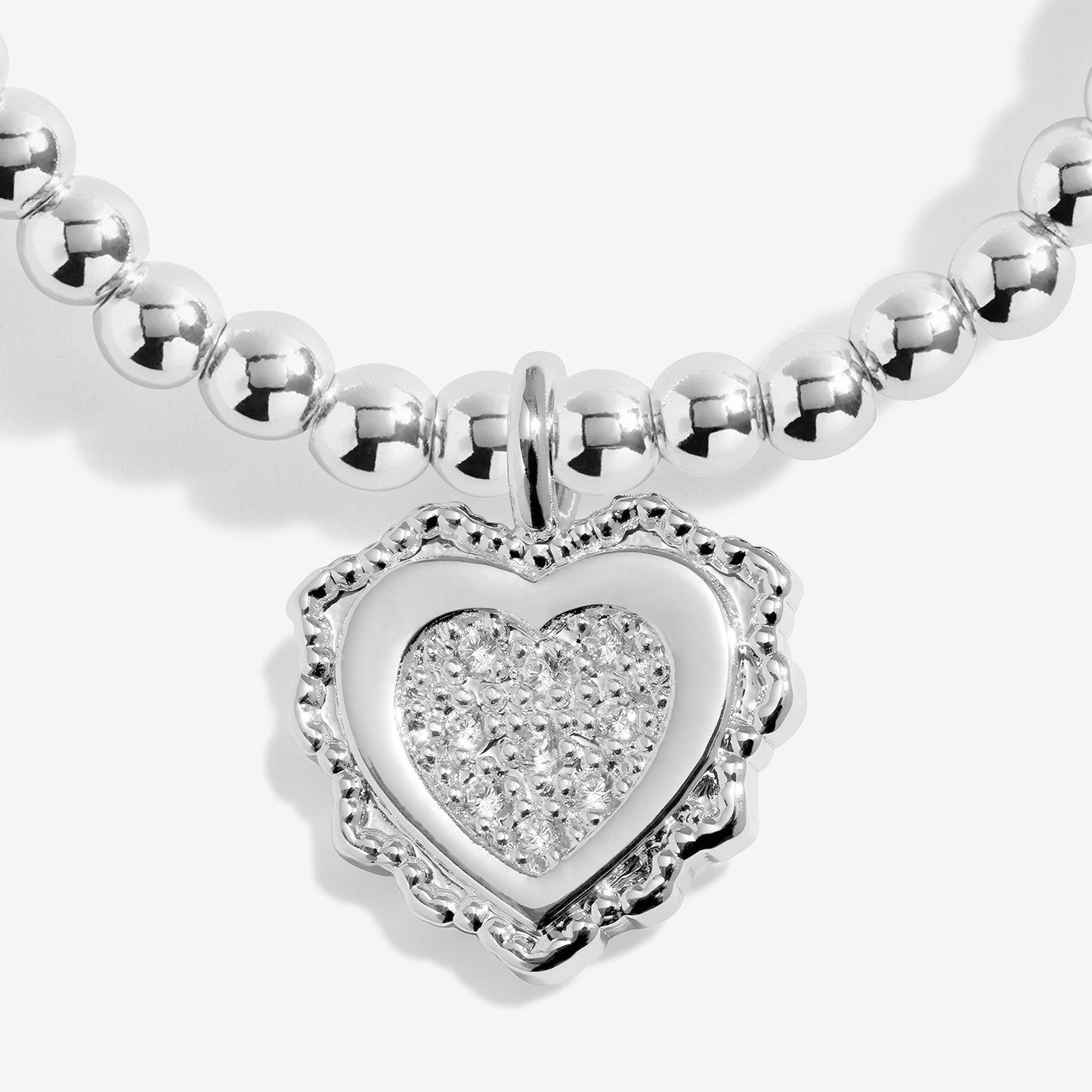 Joma Jewellery Christmas A Little Family Is The Heart Of Christmas Bracelet In Silver Plating