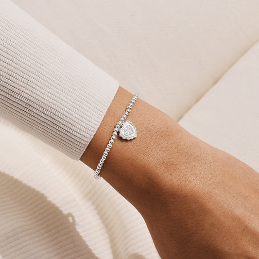 Joma Jewellery Christmas A Little Family Is The Heart Of Christmas Bracelet In Silver Plating