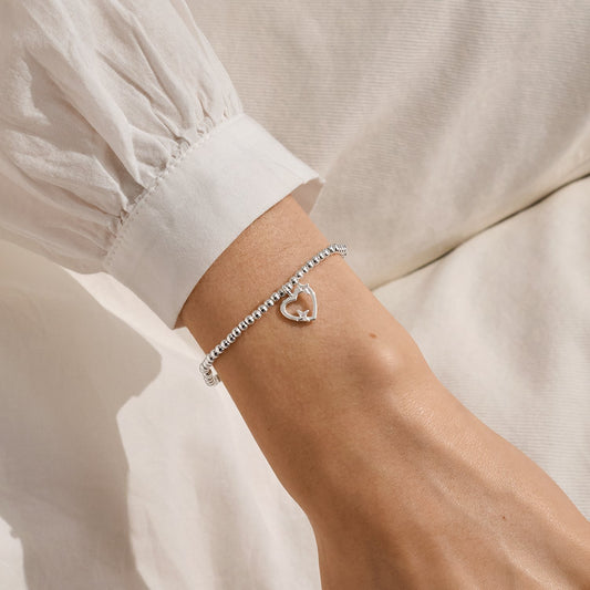 Joma Jewellery Christmas A Little Merry Christmas Super Sister Bracelet In Silver Plating