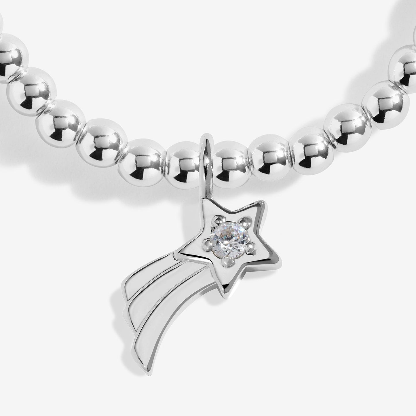 Joma Jewellery Christmas A Little Secret Santa Bracelet In Silver Plating