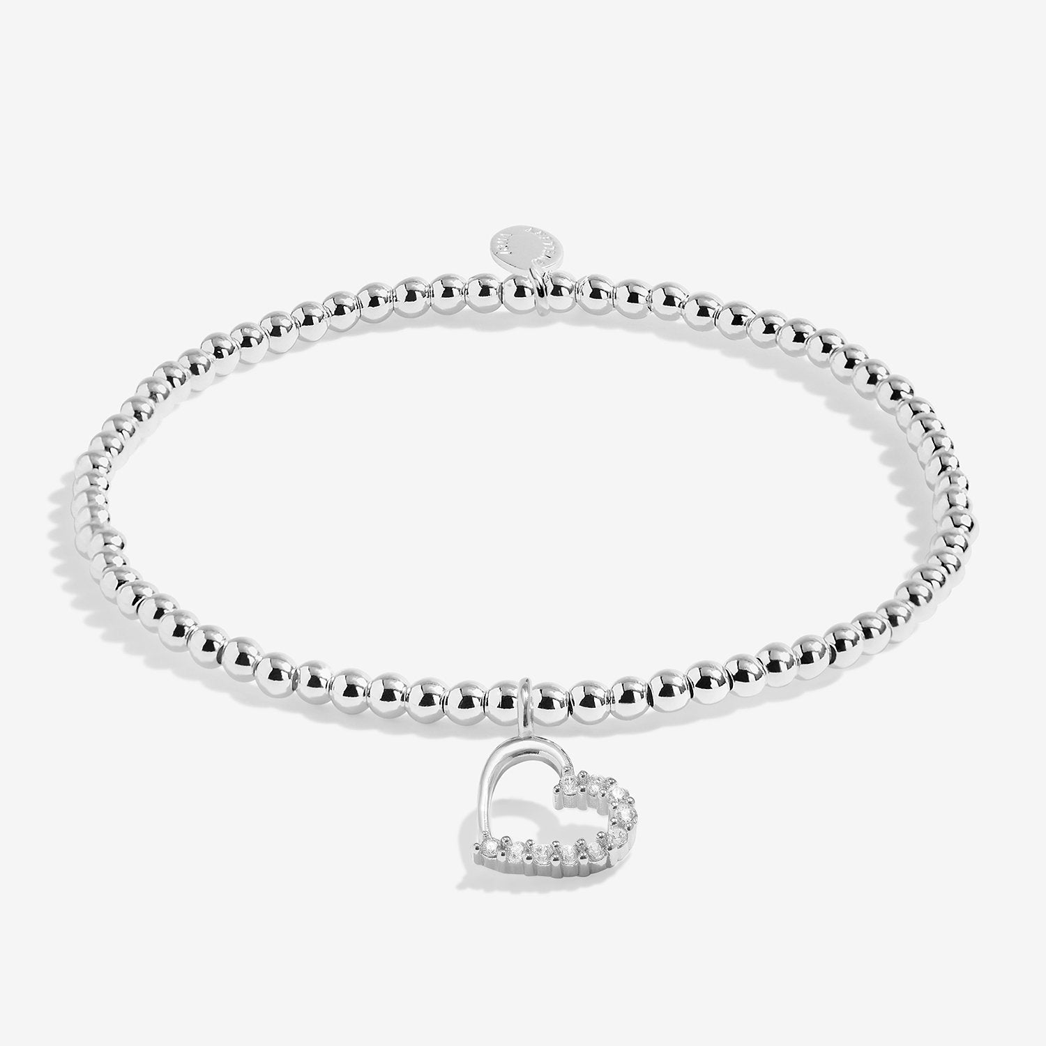 Joma Jewellery Christmas A Little With Love Bracelet In Silver Plating