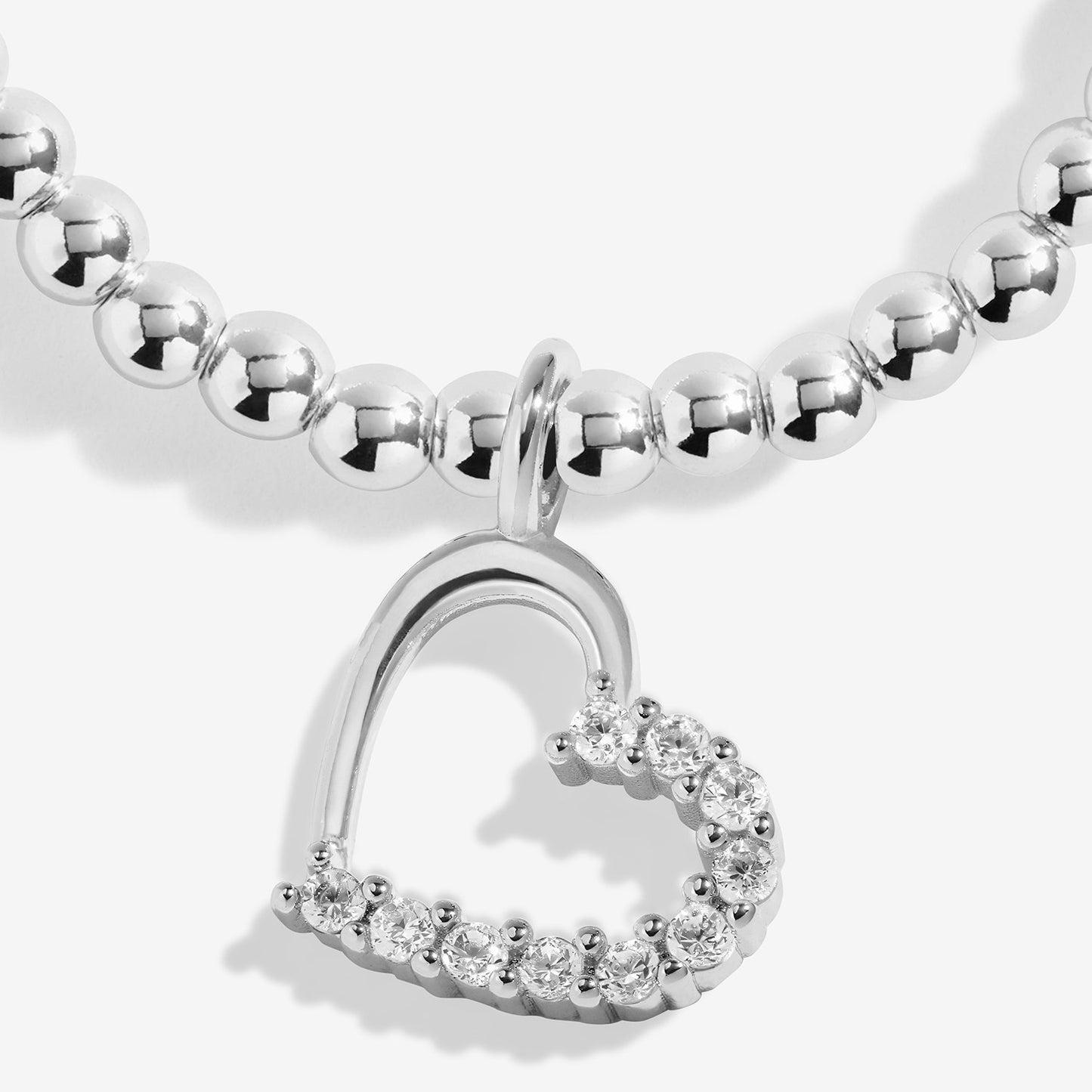 Joma Jewellery Christmas A Little With Love Bracelet In Silver Plating