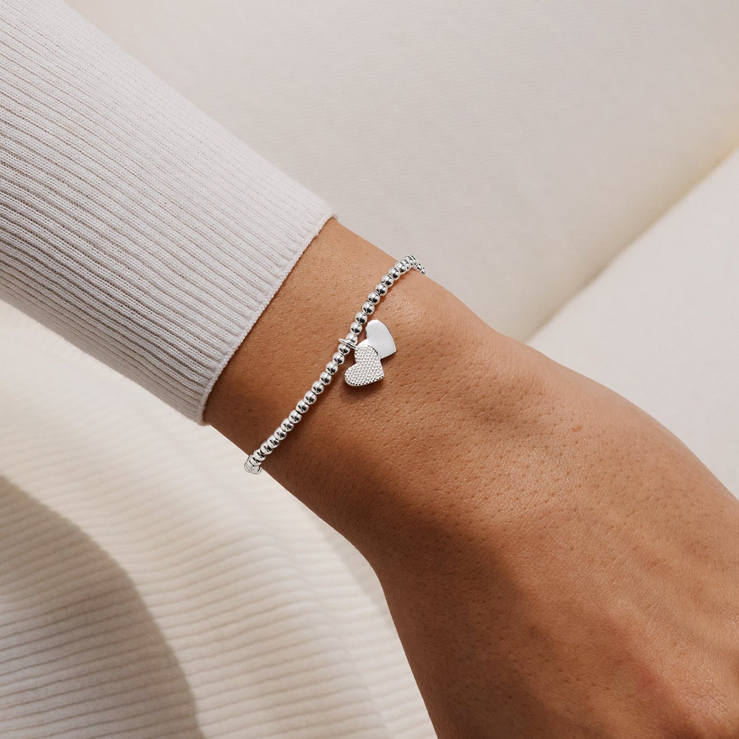 Joma Jewellery Christmas Cracker Merry Christmas Fabulous Friend Bracelet In Silver Plating
