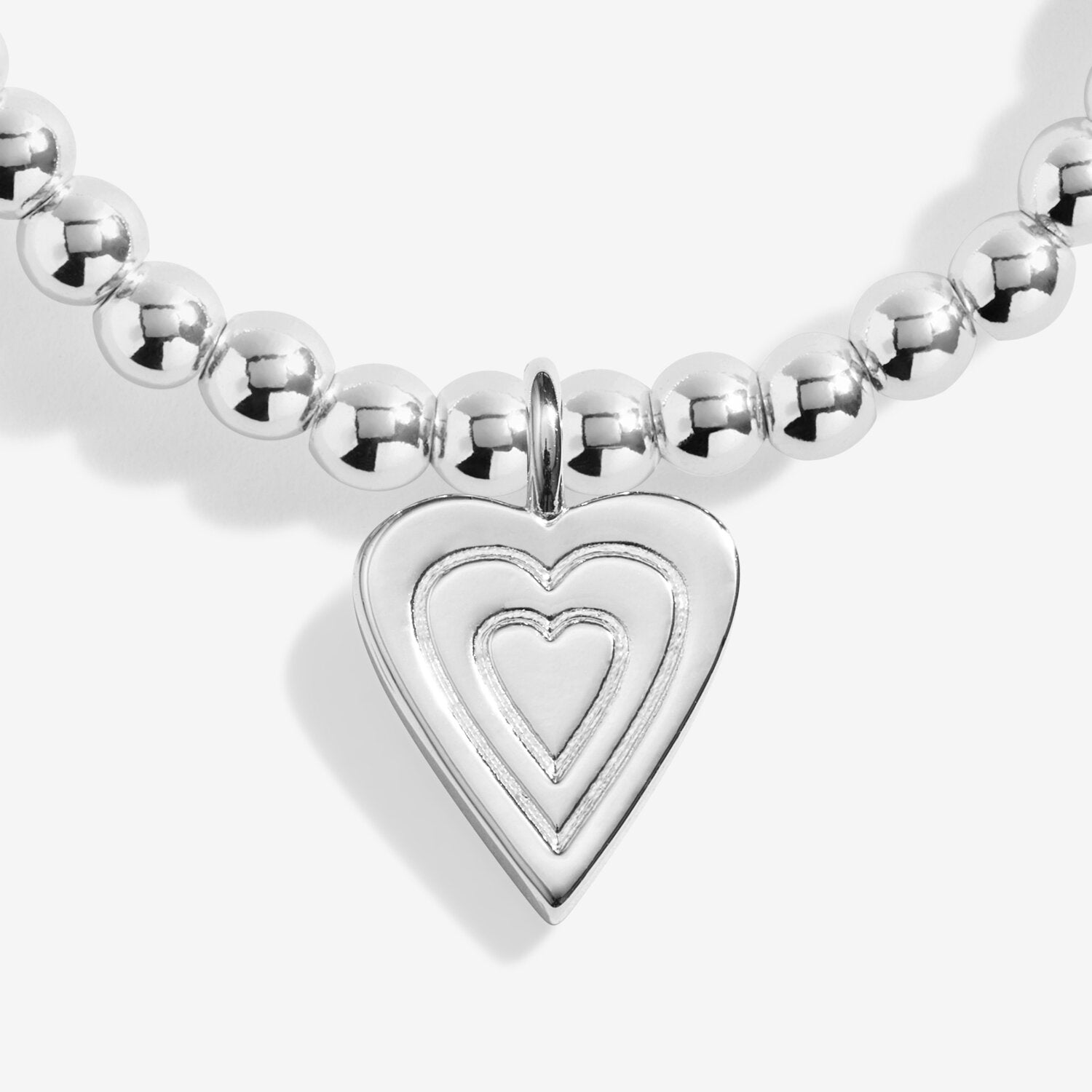 Joma Jewellery Christmas Cracker With Love Bracelet In Silver Plating