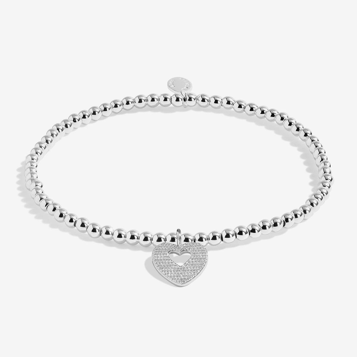 Joma Jewellery Christmas Cracker With Love Bracelet In Silver Plating