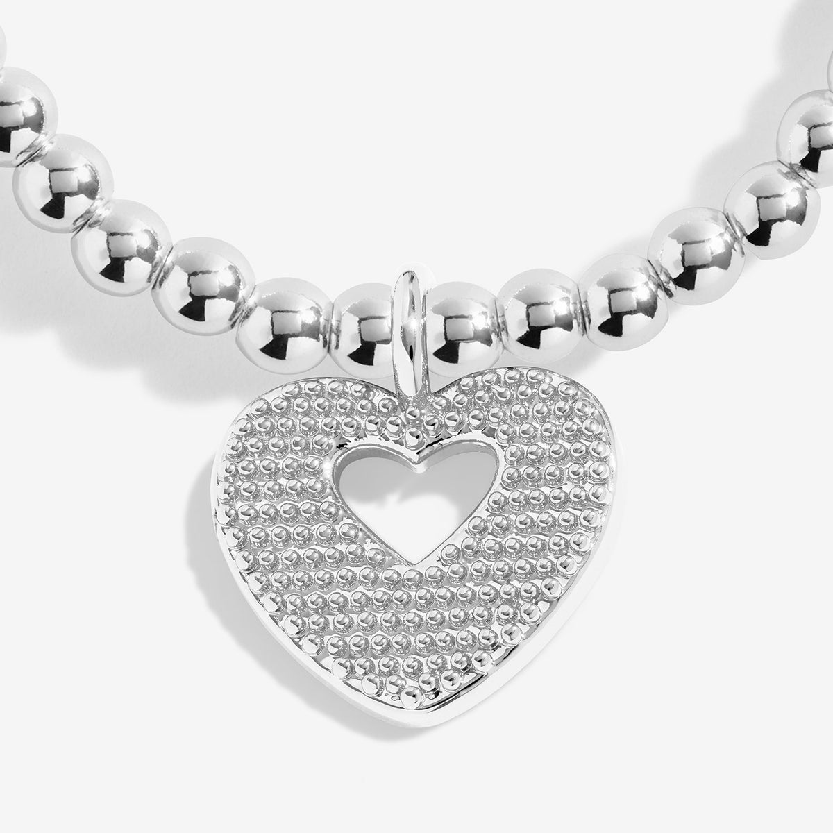 Joma Jewellery Christmas Cracker With Love Bracelet In Silver Plating