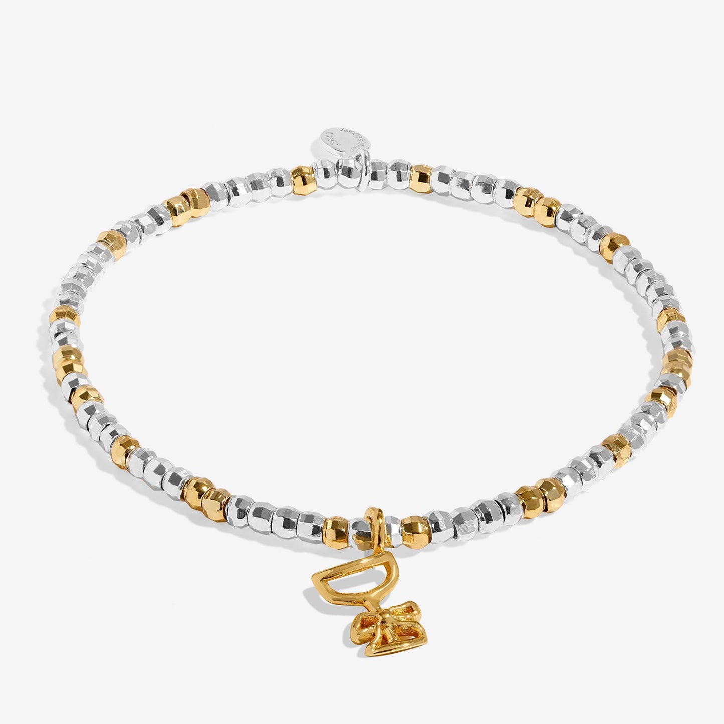 Joma Jewellery Christmas Little Stories Fizz The Season Bracelet In Silver and Gold Plating